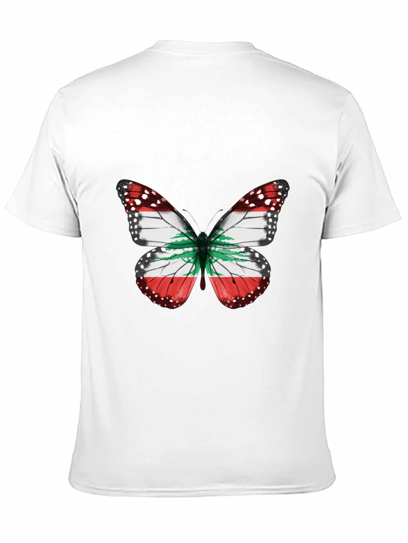 Lebanon Butterfly Graphic T-Shirt
