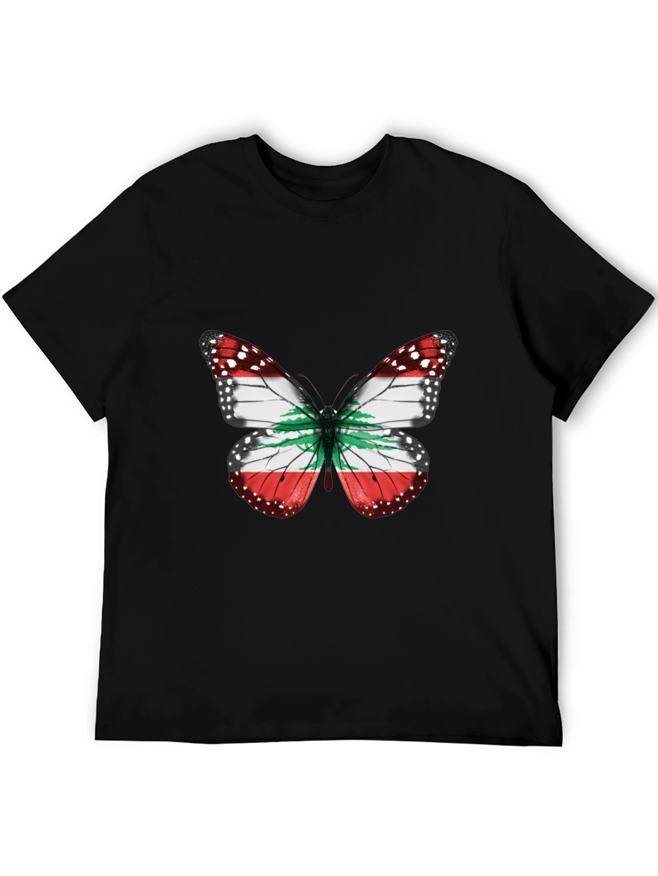 Lebanon Butterfly Graphic T-Shirt
