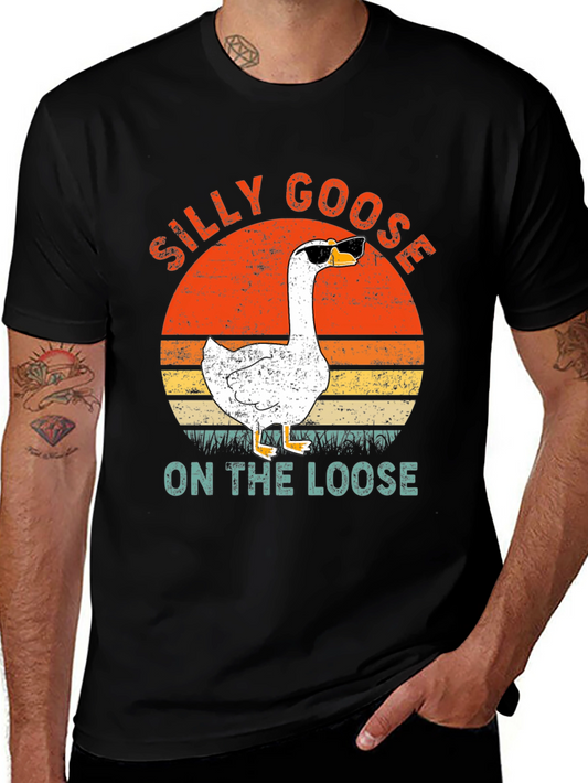 Silly Goose On The Loose Graphic T-Shirt
