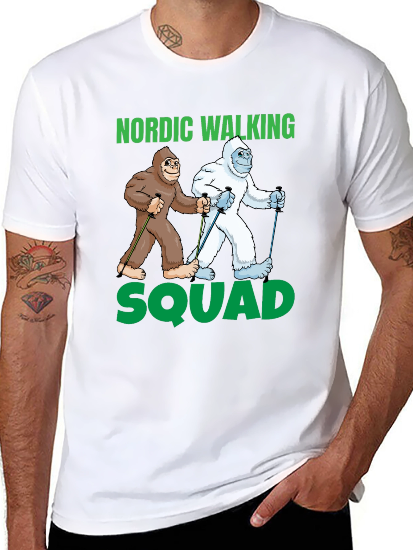 Nordic Walking Squad Graphic Tee