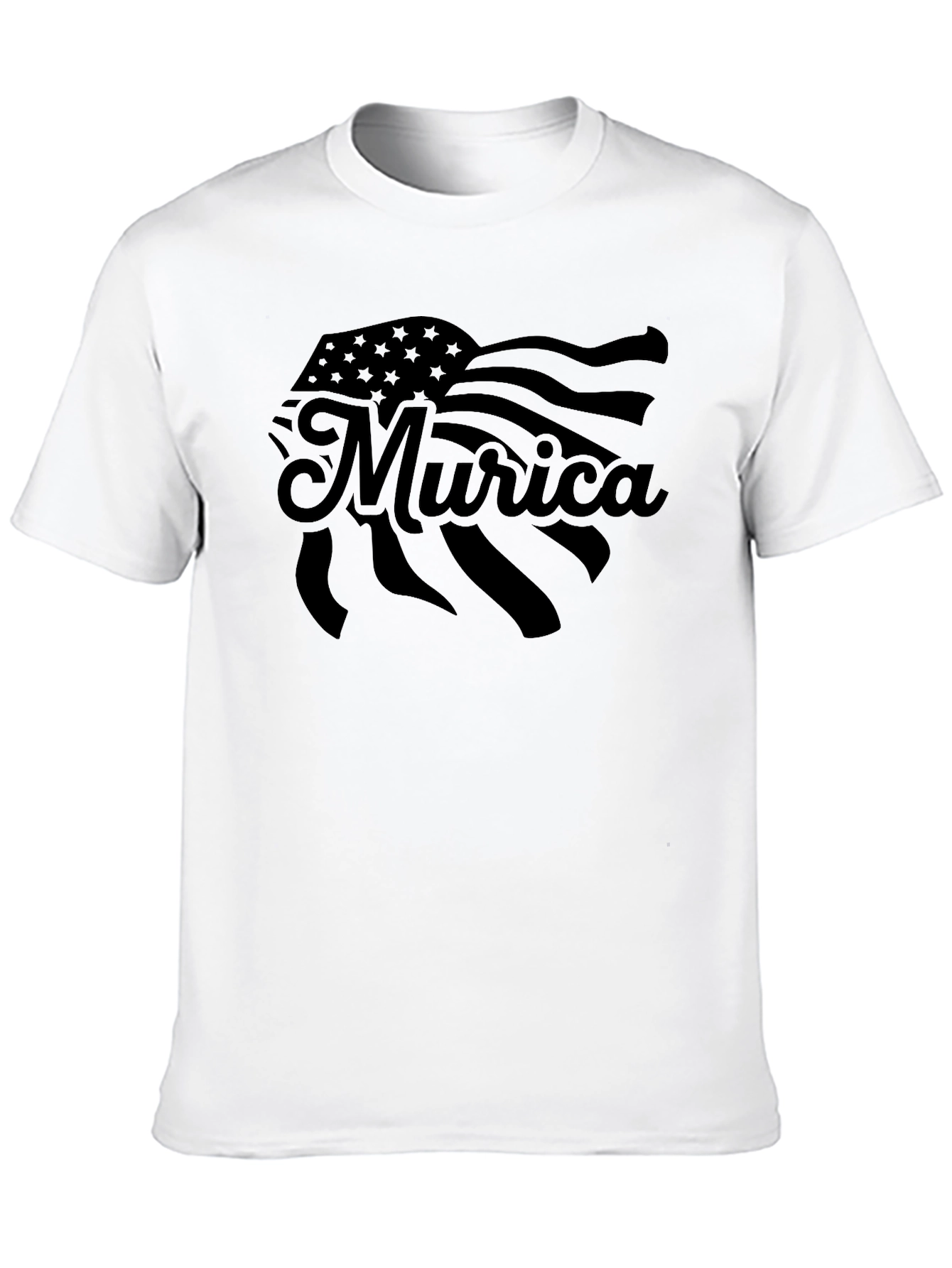 Murica Flag T-Shirt - Patriotic Graphic Tee