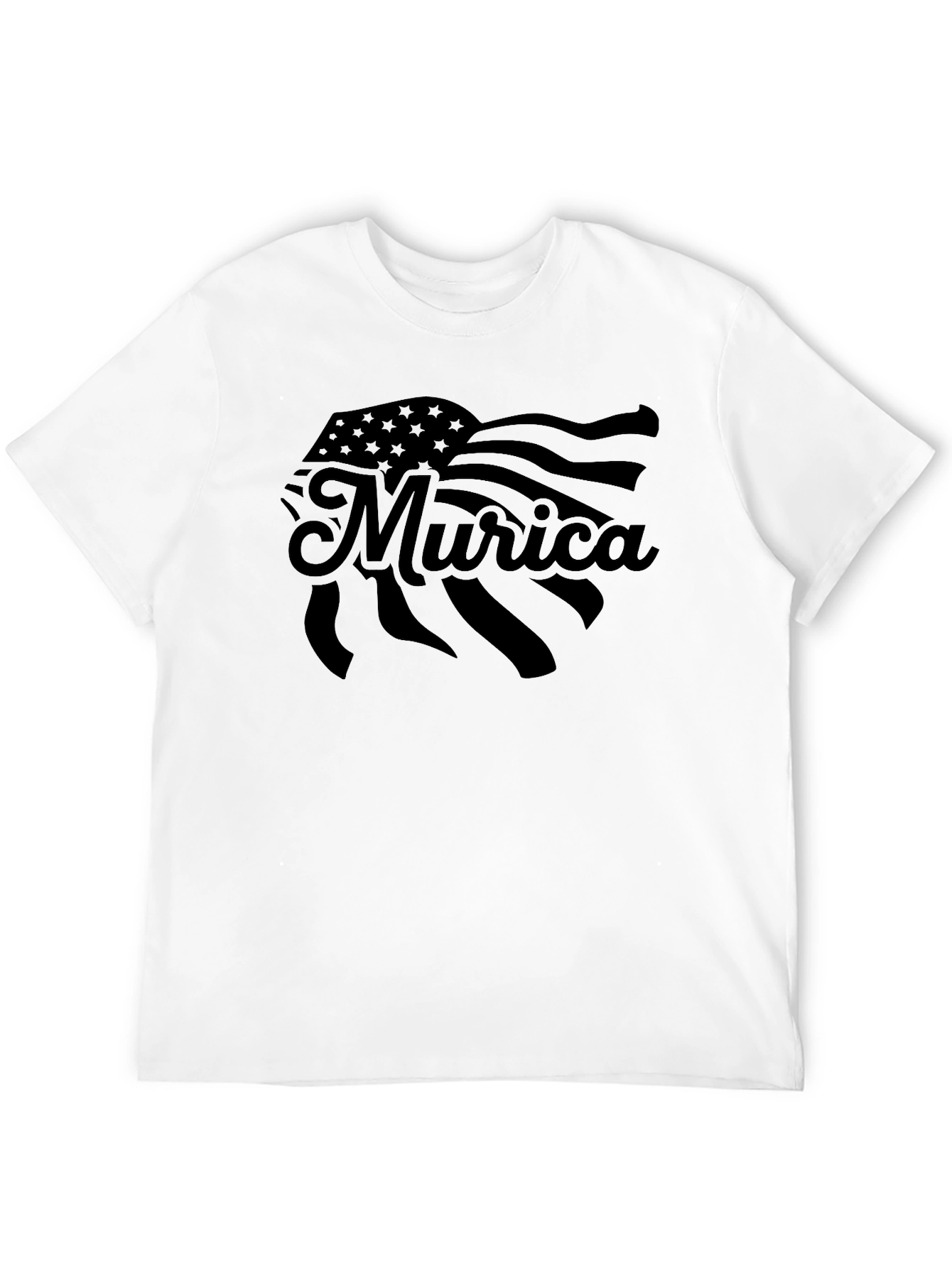 Murica Flag T-Shirt - Patriotic Graphic Tee