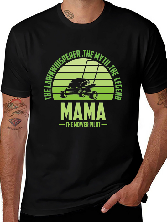 Lawn Whisperer Mama Mower Pilot T-Shirt