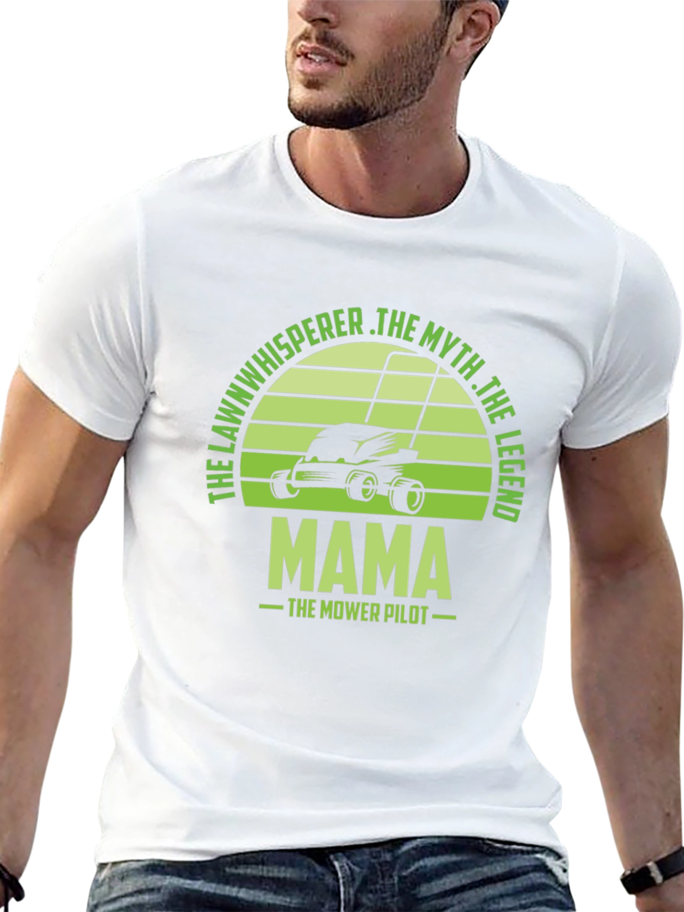 Lawn Whisperer Mama Mower Pilot T-Shirt