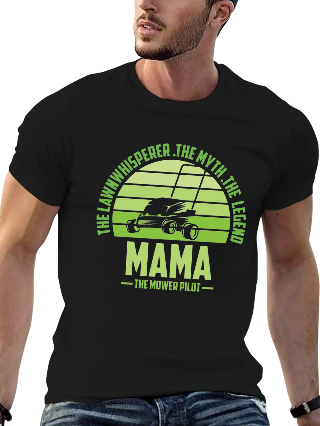 Lawn Whisperer Mama Mower Pilot T-Shirt