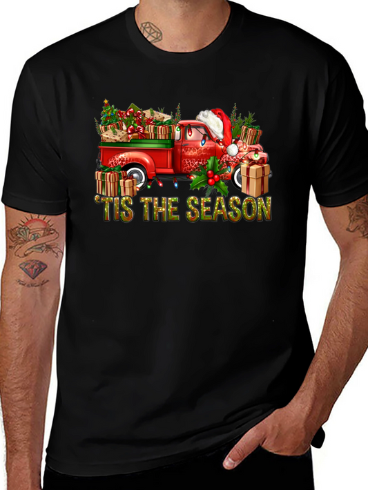 Tis the Season Christmas Truck Graphic Tee