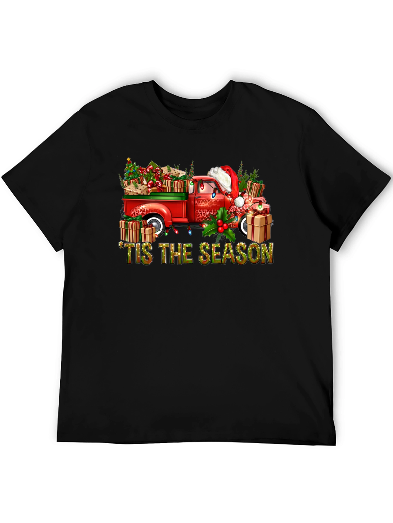 Tis the Season Christmas Truck Graphic Tee