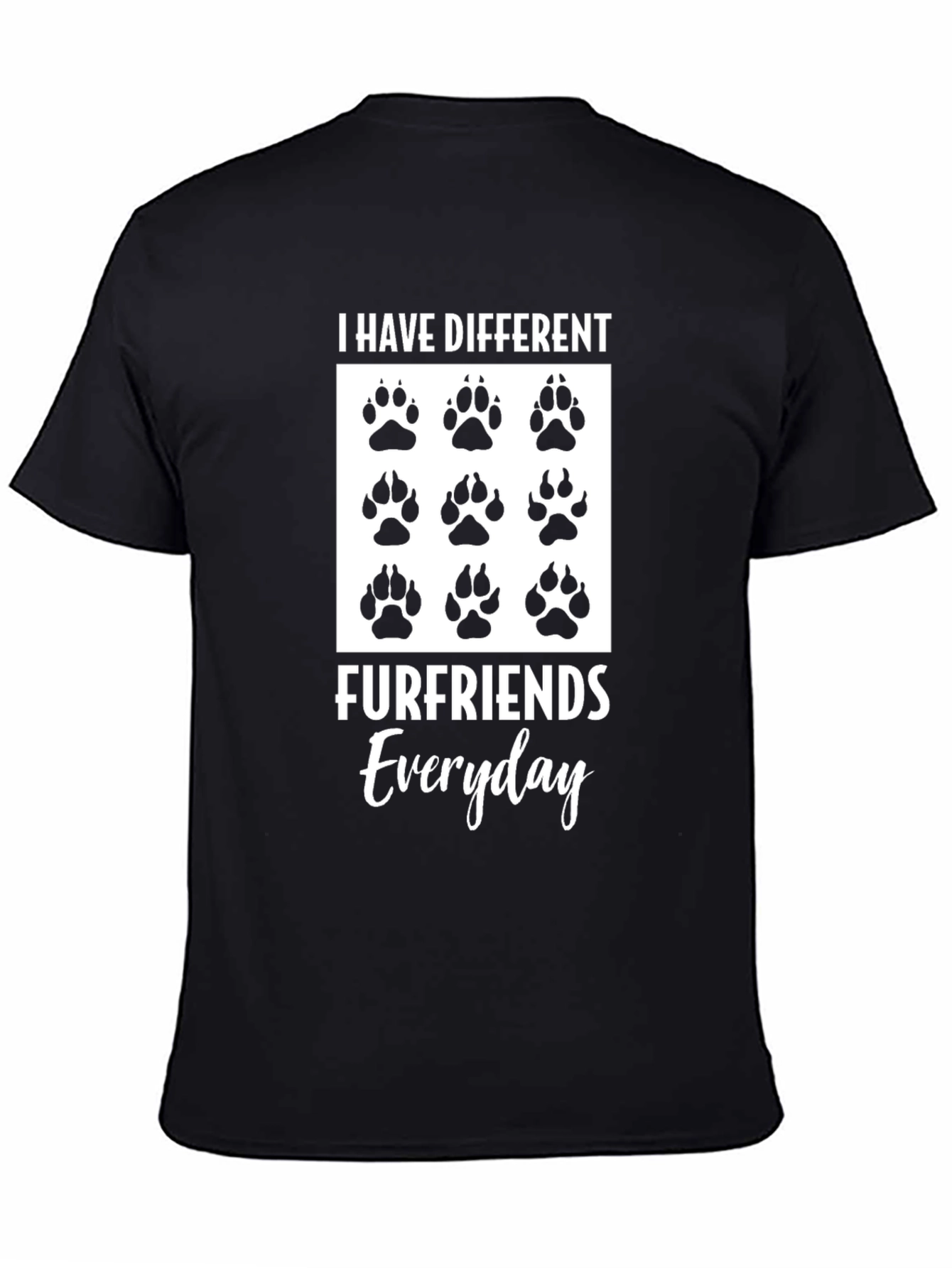 Different Furfriends Everyday Graphic T-Shirt