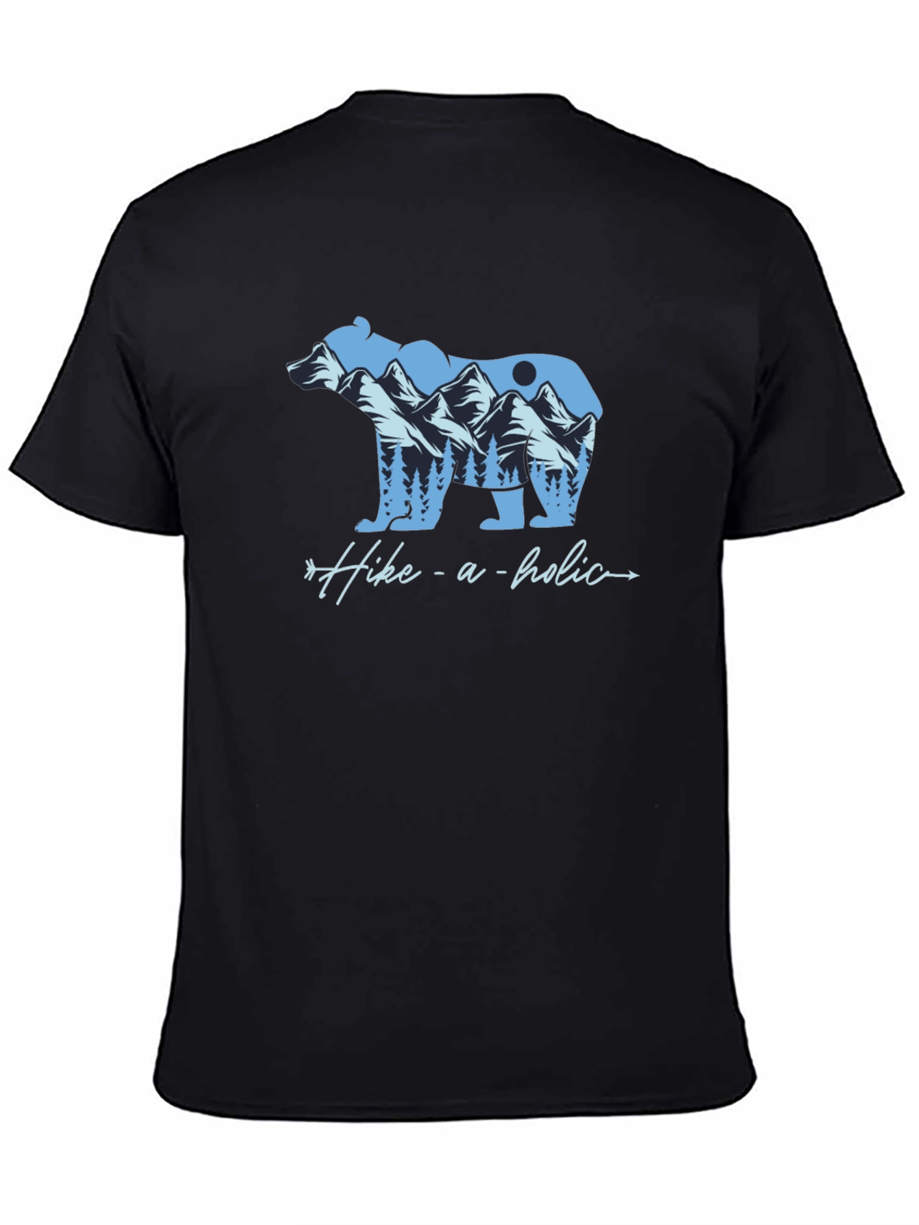 Hike-a-holic Bear Graphic Tee - Nature Lovers Shirt