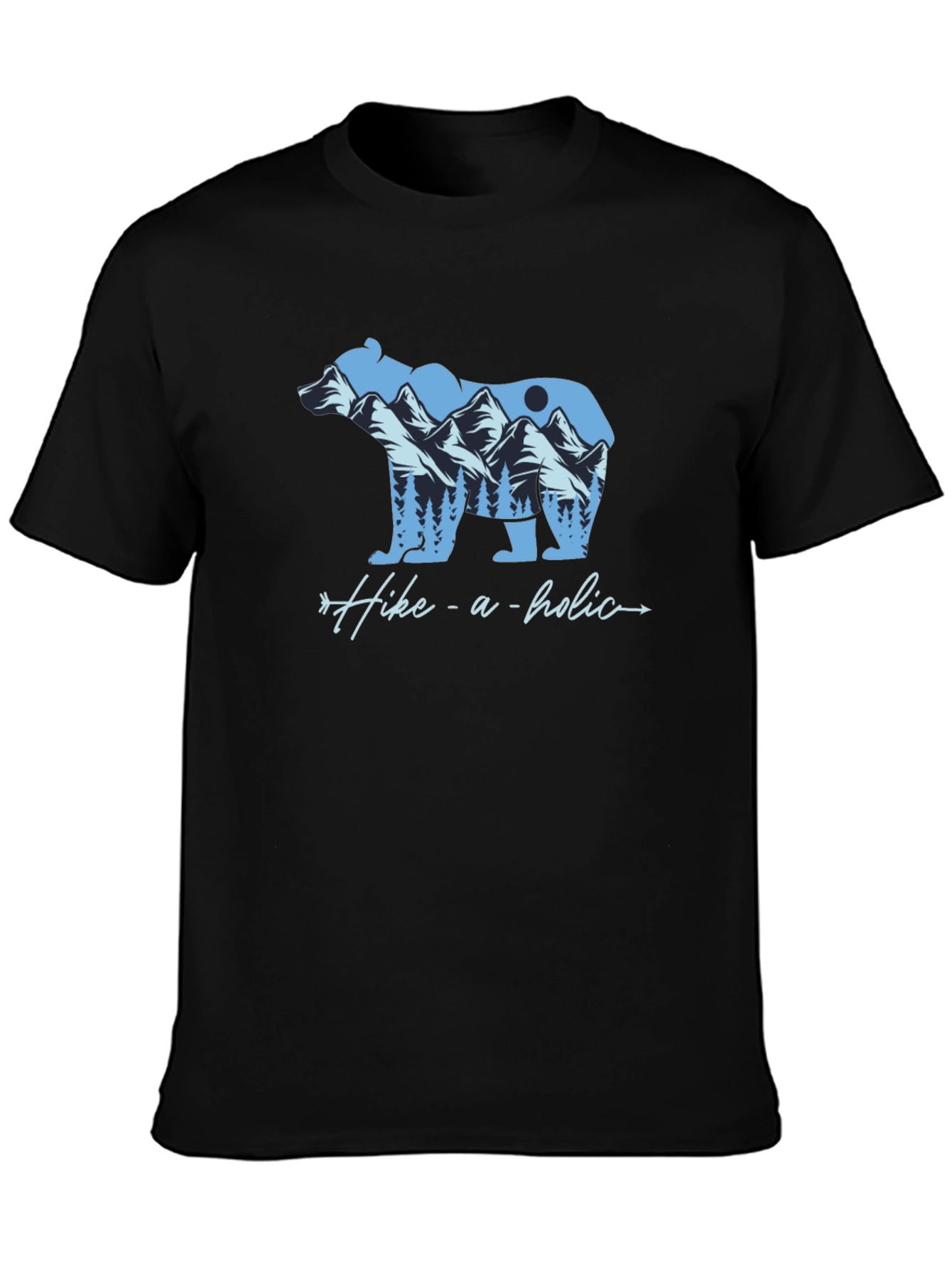 Hike-a-holic Bear Graphic Tee - Nature Lovers Shirt