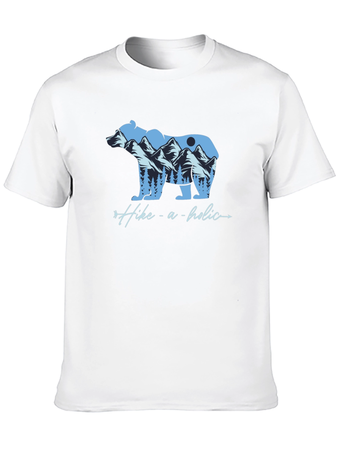Hike-a-holic Bear Graphic Tee - Nature Lovers Shirt