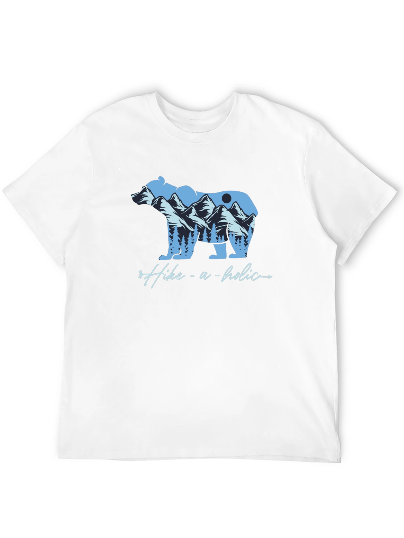 Hike-a-holic Bear Graphic Tee - Nature Lovers Shirt