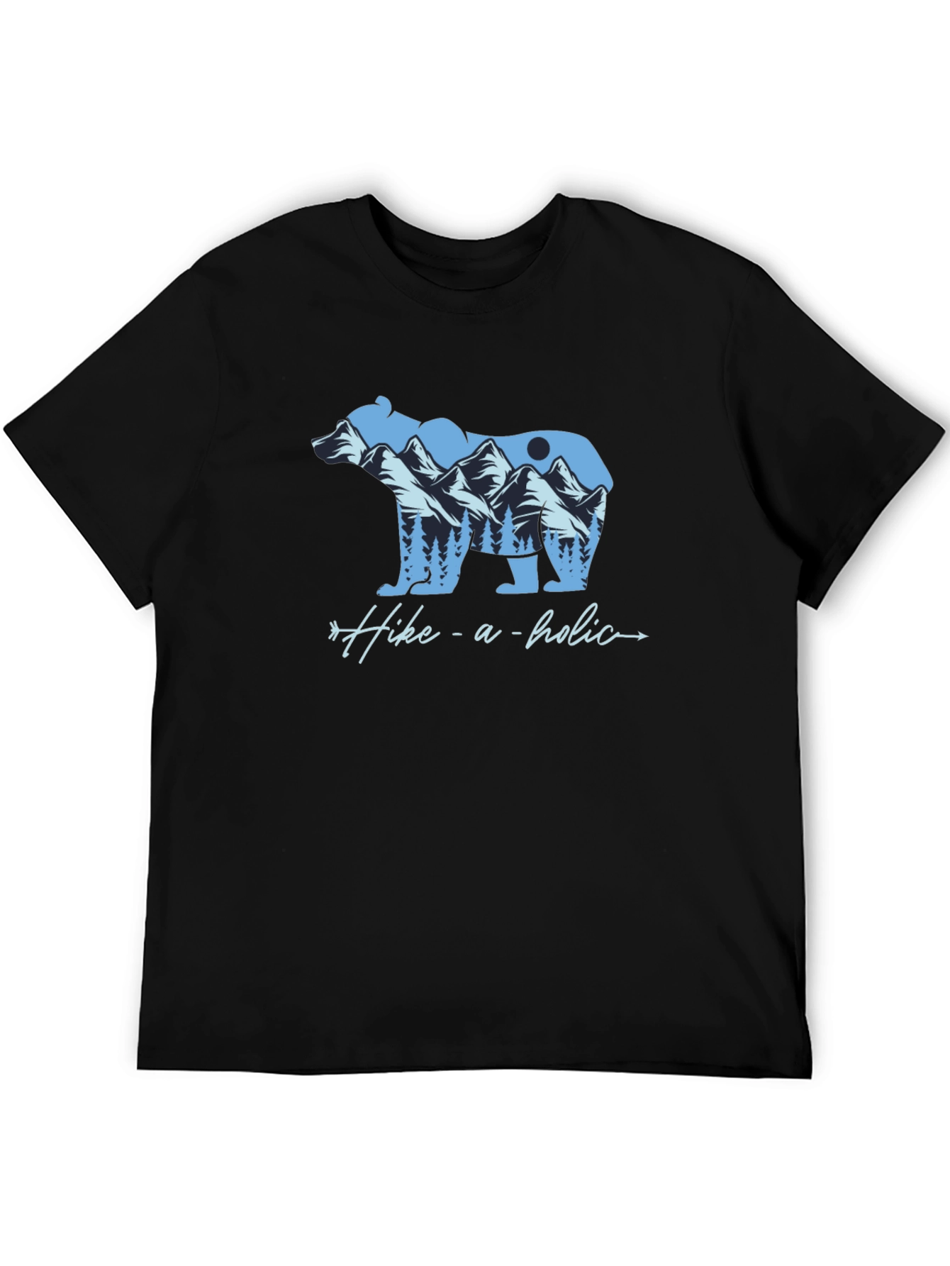 Hike-a-holic Bear Graphic Tee - Nature Lovers Shirt