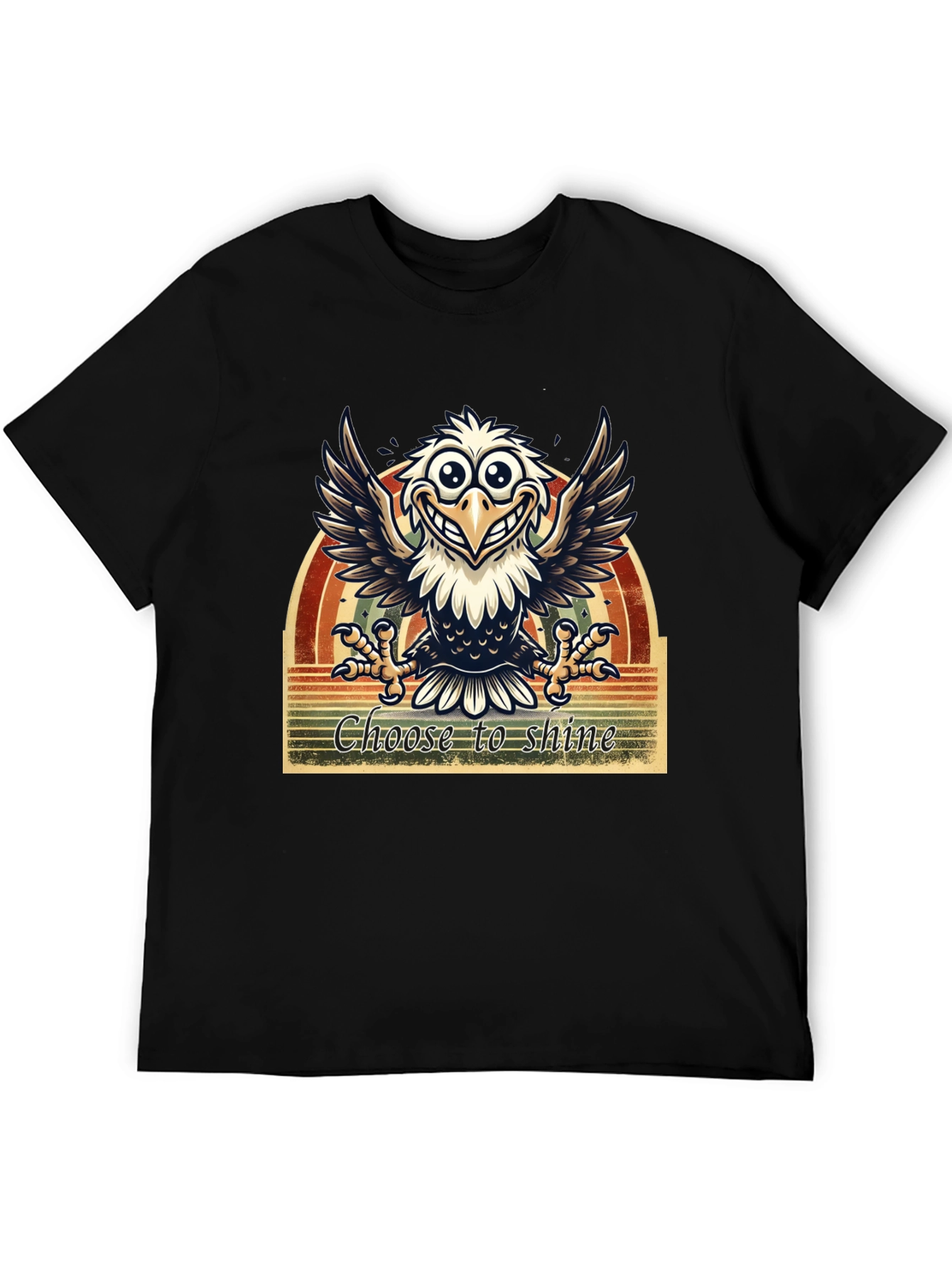 Choose to Shine Eagle Graphic T-Shirt