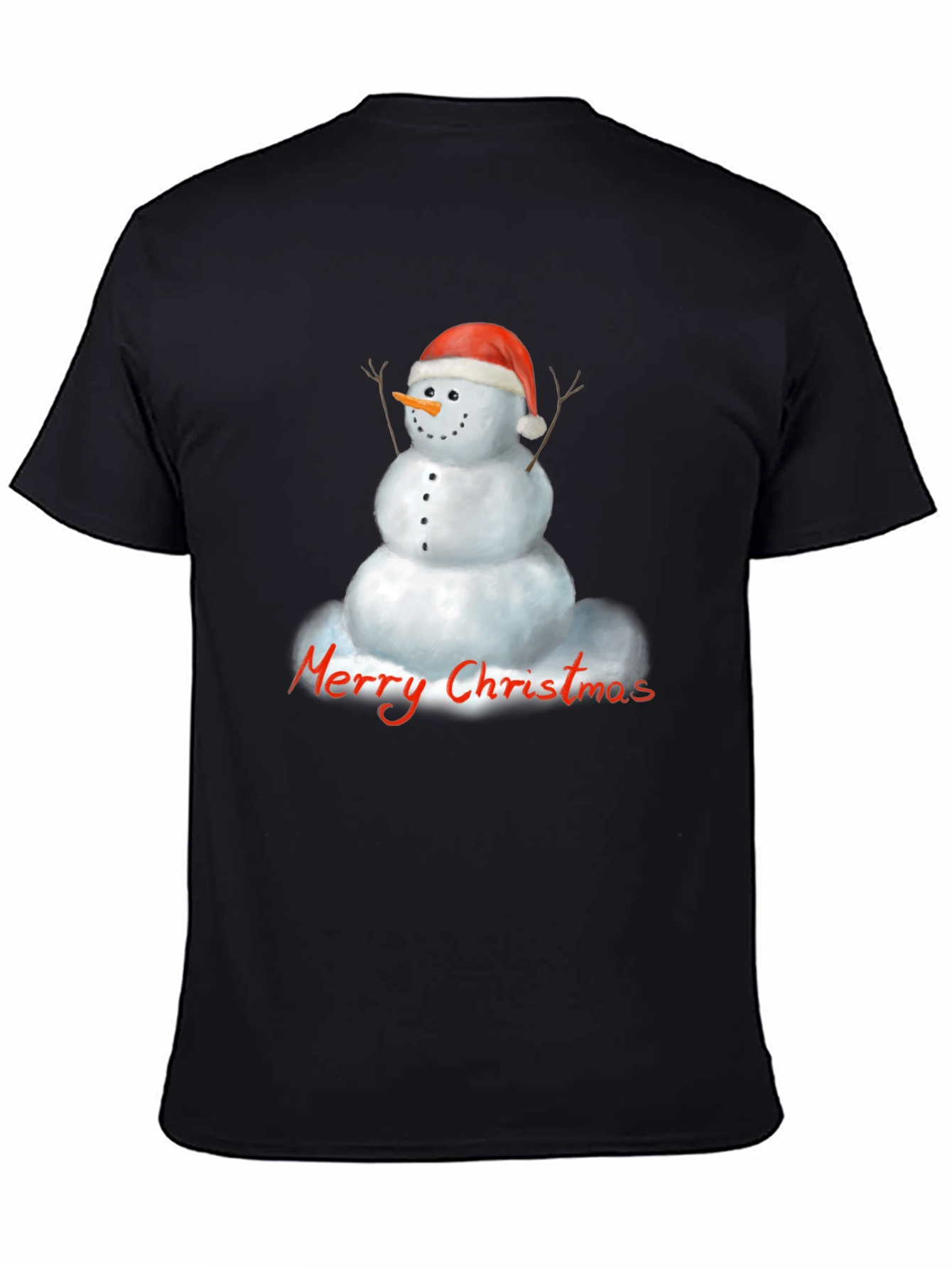 Merry Christmas Snowman T-Shirt
