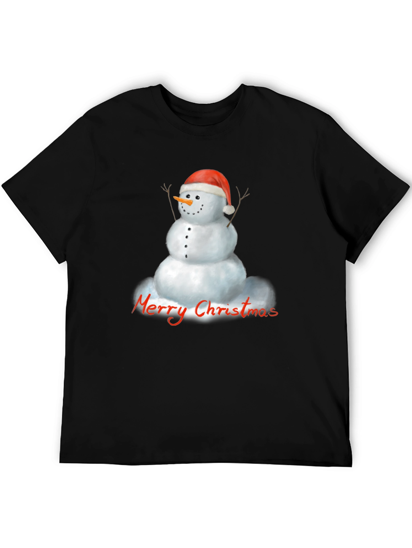 Merry Christmas Snowman T-Shirt