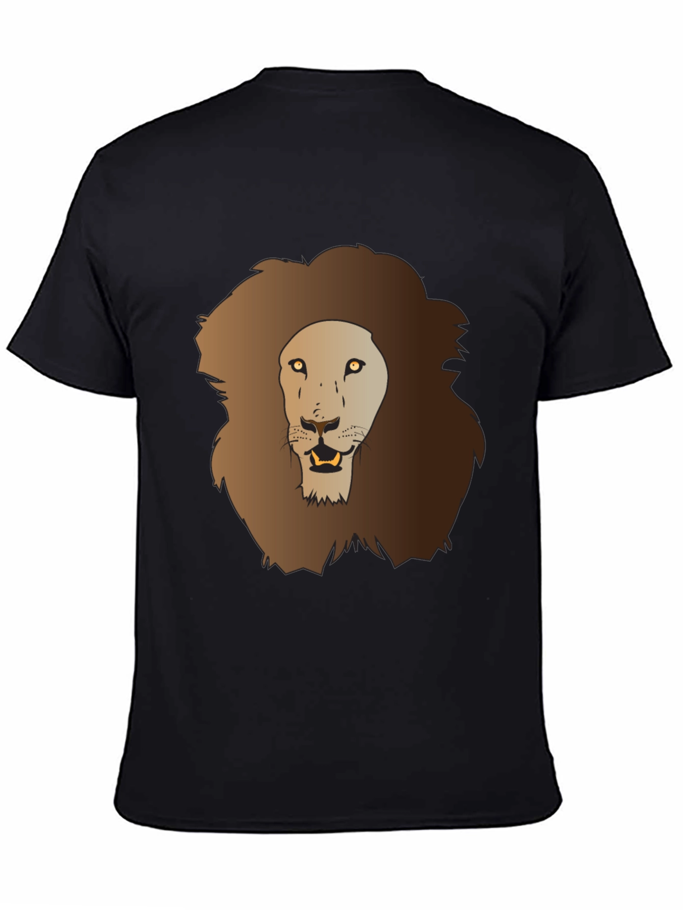 Lion Graphic Tee - Mens Black T-Shirt