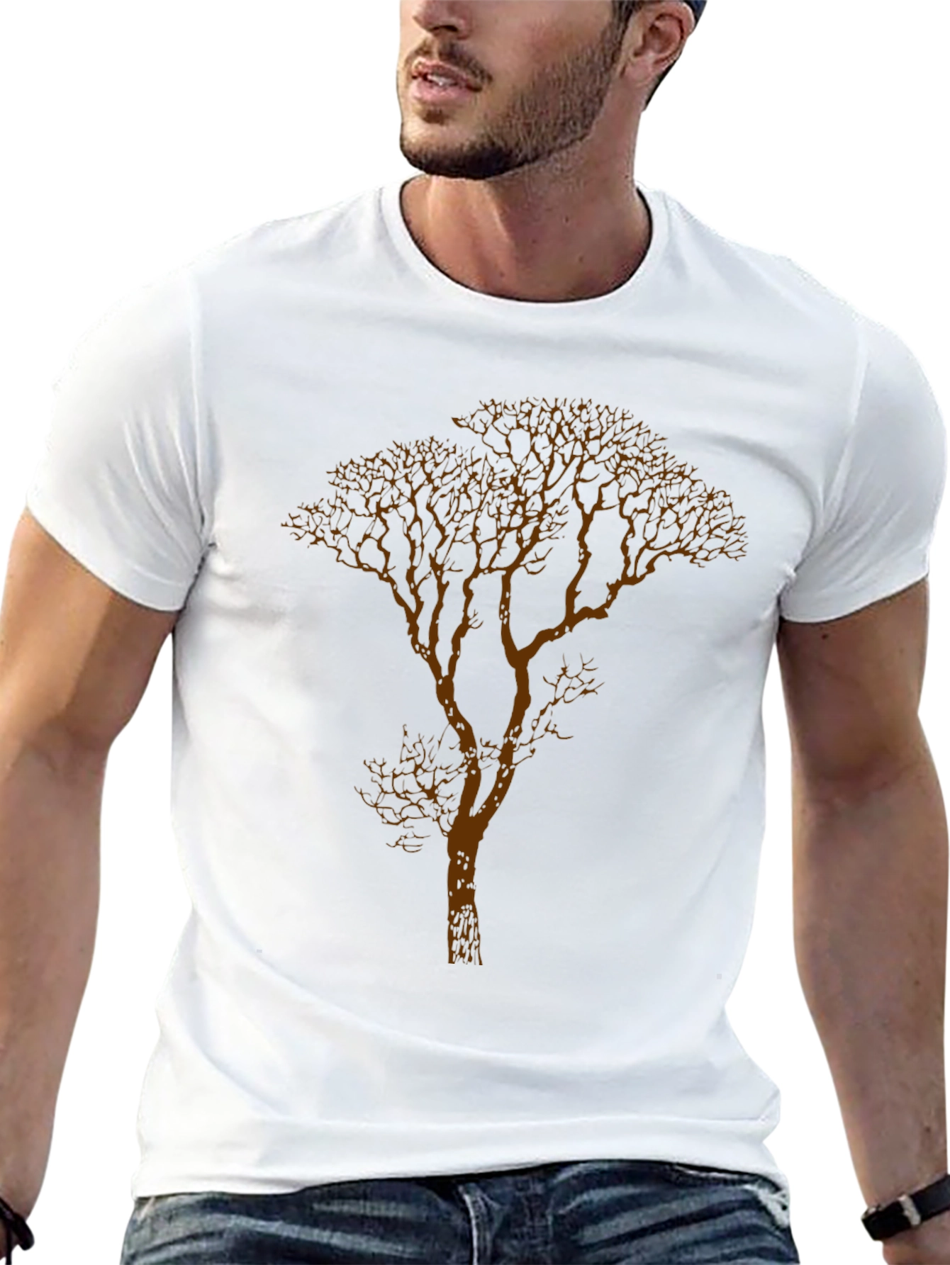 Tree Graphic Black T-Shirt