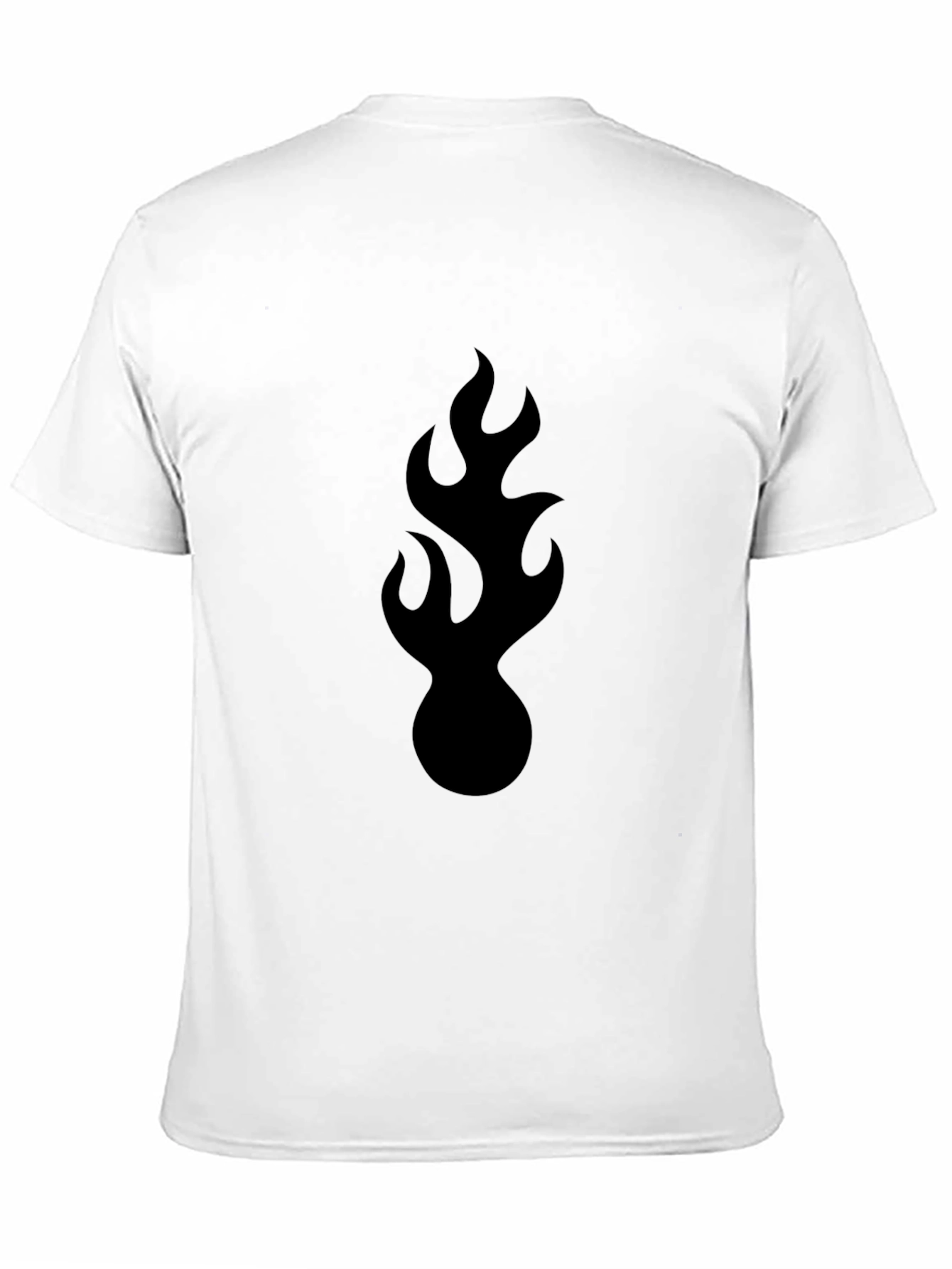 Flame Graphic Black T-Shirt - Bold & Stylish