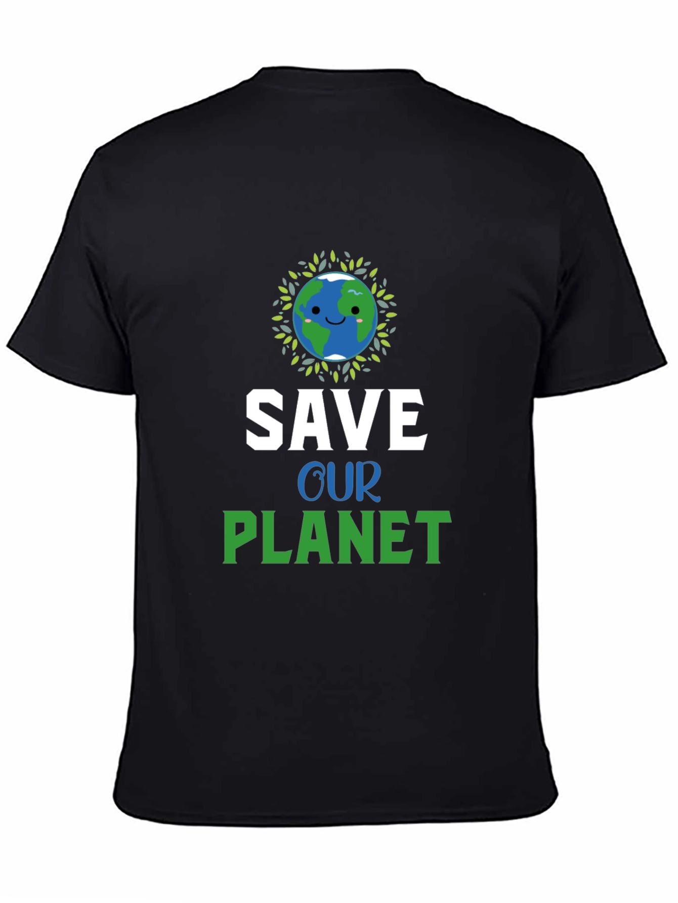 Save Our Planet Graphic Tee - Eco-Friendly Earth Design