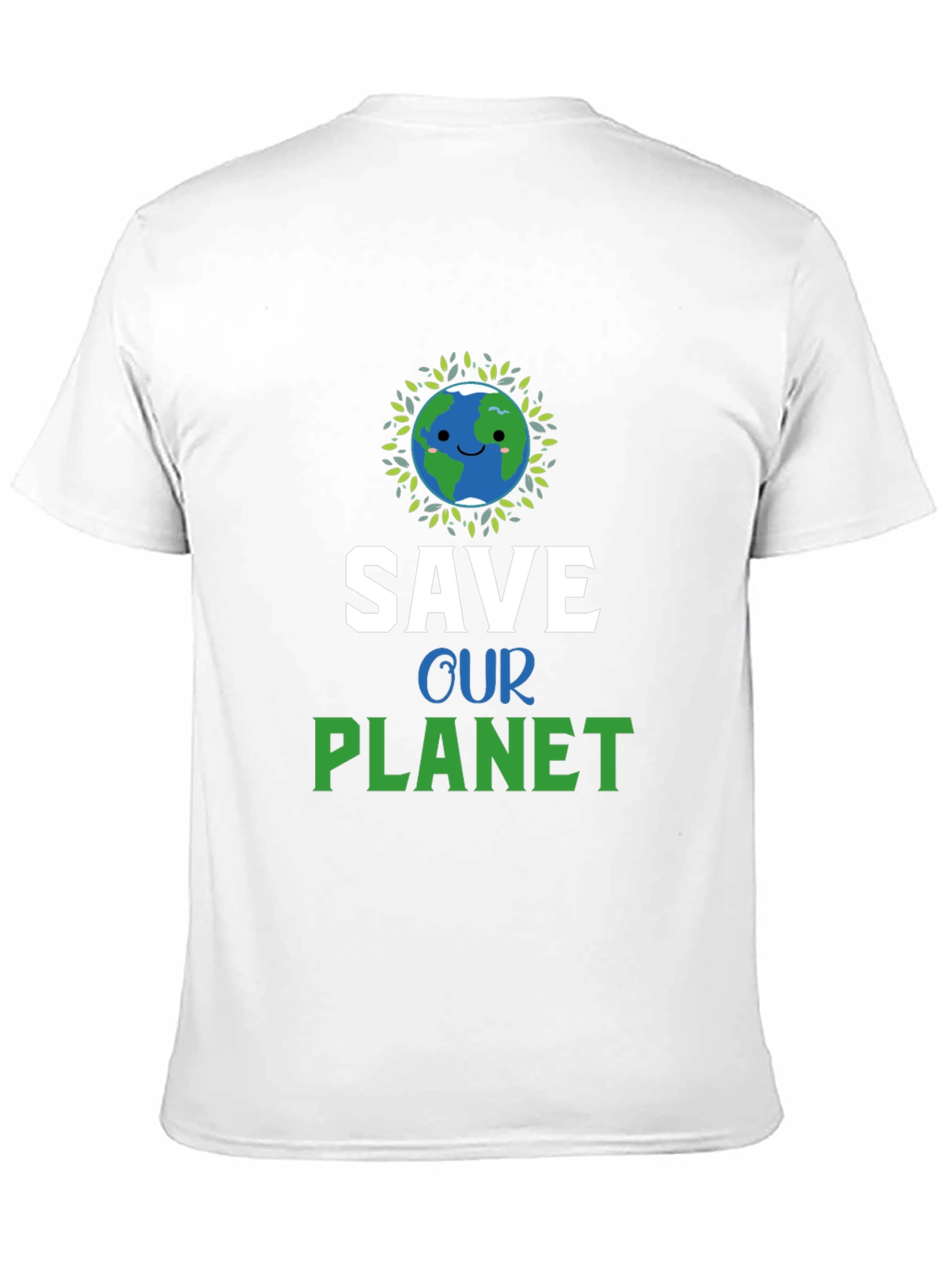 Save Our Planet Graphic Tee - Eco-Friendly Earth Design