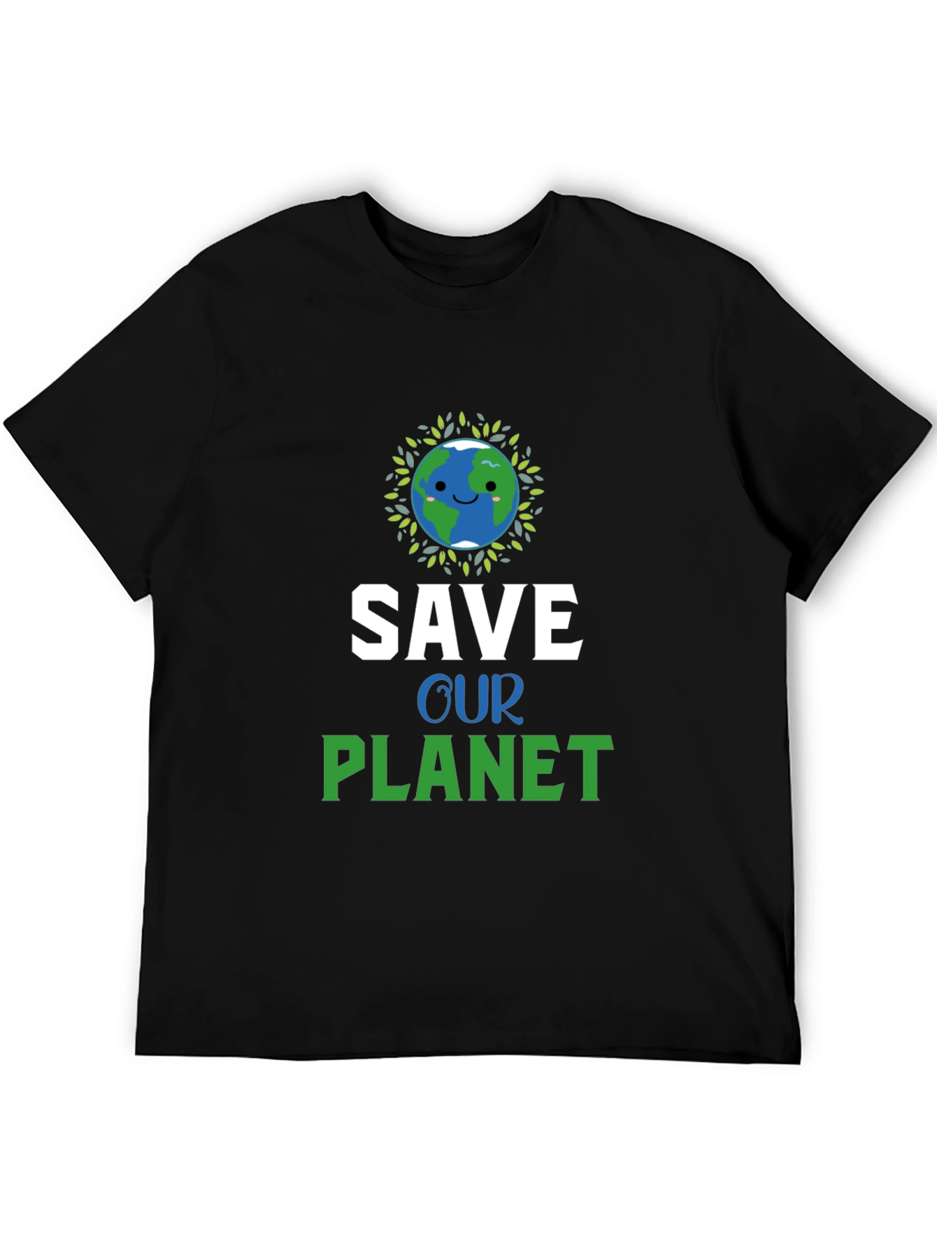Save Our Planet Graphic Tee - Eco-Friendly Earth Design