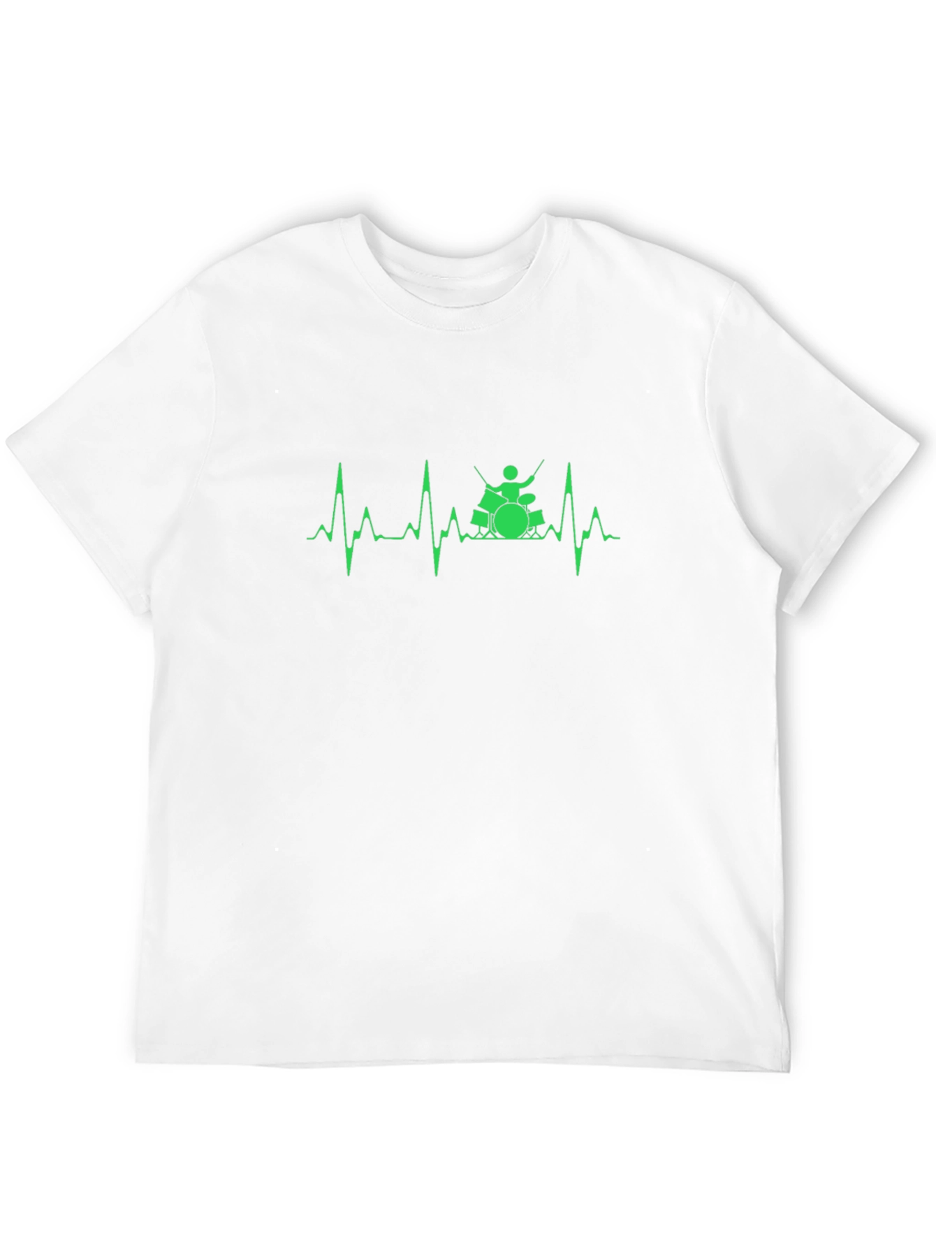 Drummer Heartbeat Graphic Tee