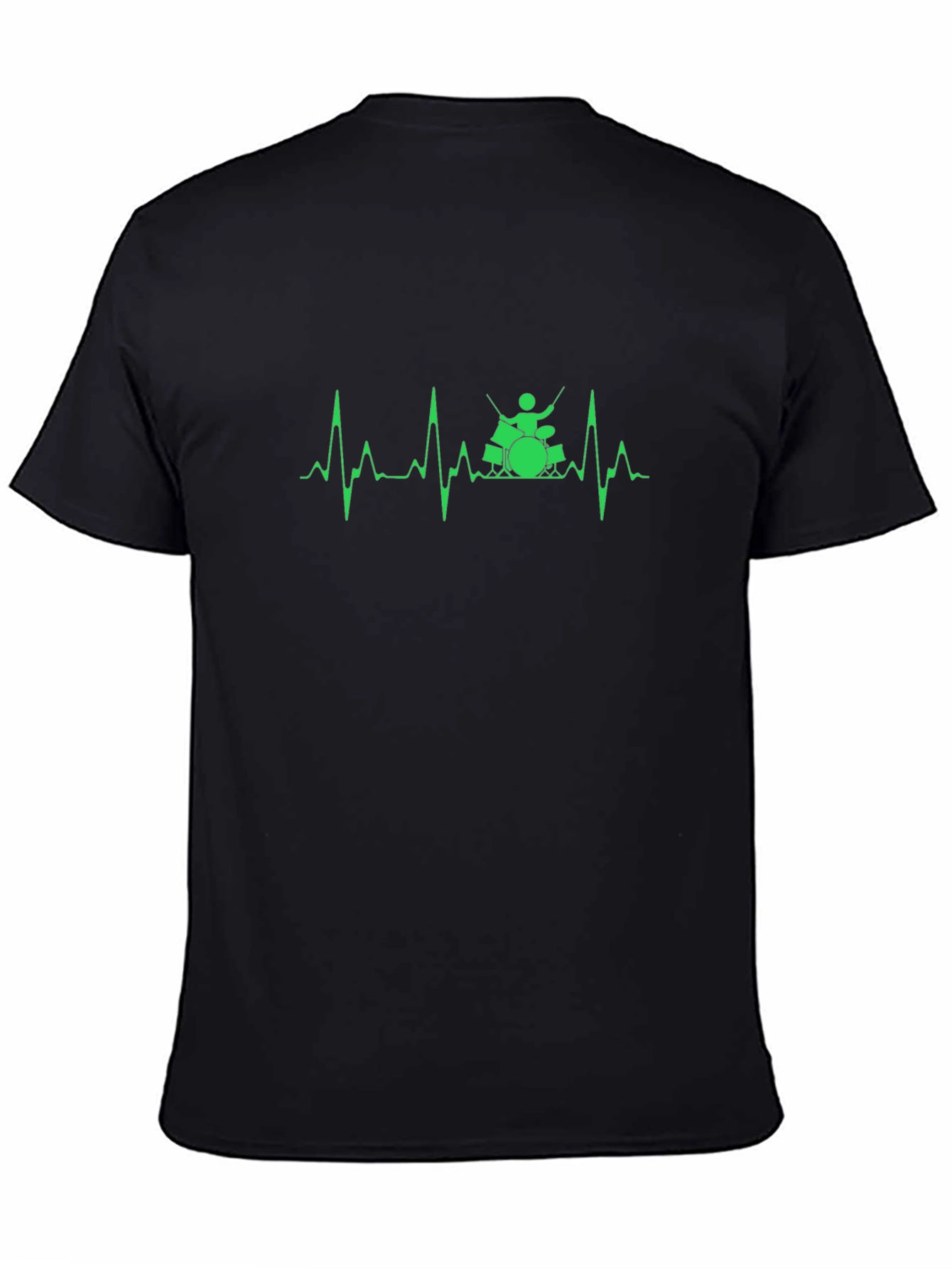 Drummer Heartbeat Graphic Tee