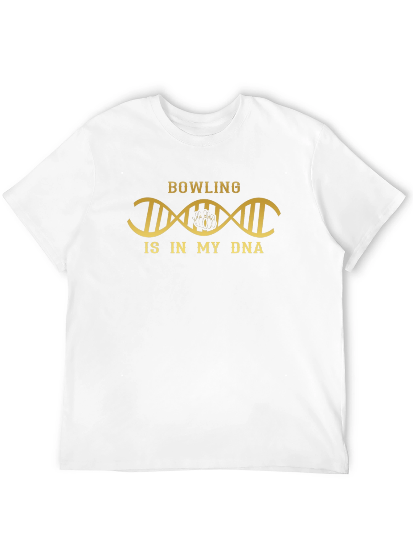 Bowling Is In My DNA T-Shirt Black