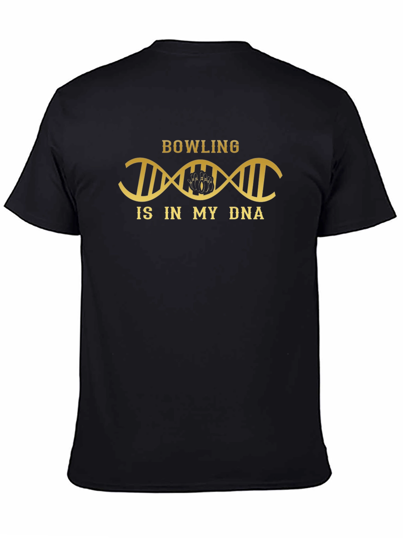 Bowling Is In My DNA T-Shirt Black