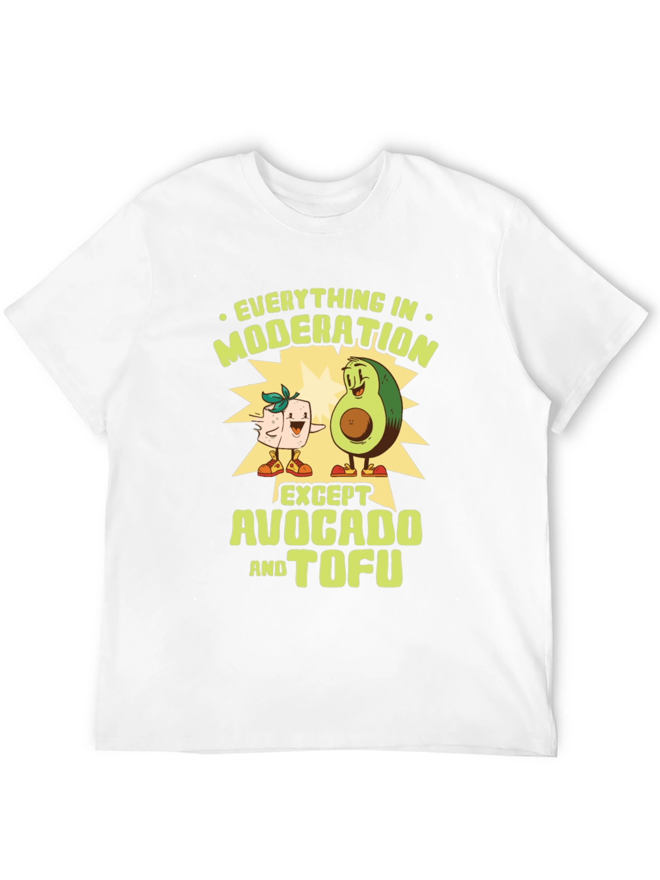 Avocado Tofu Funny Graphic Tee