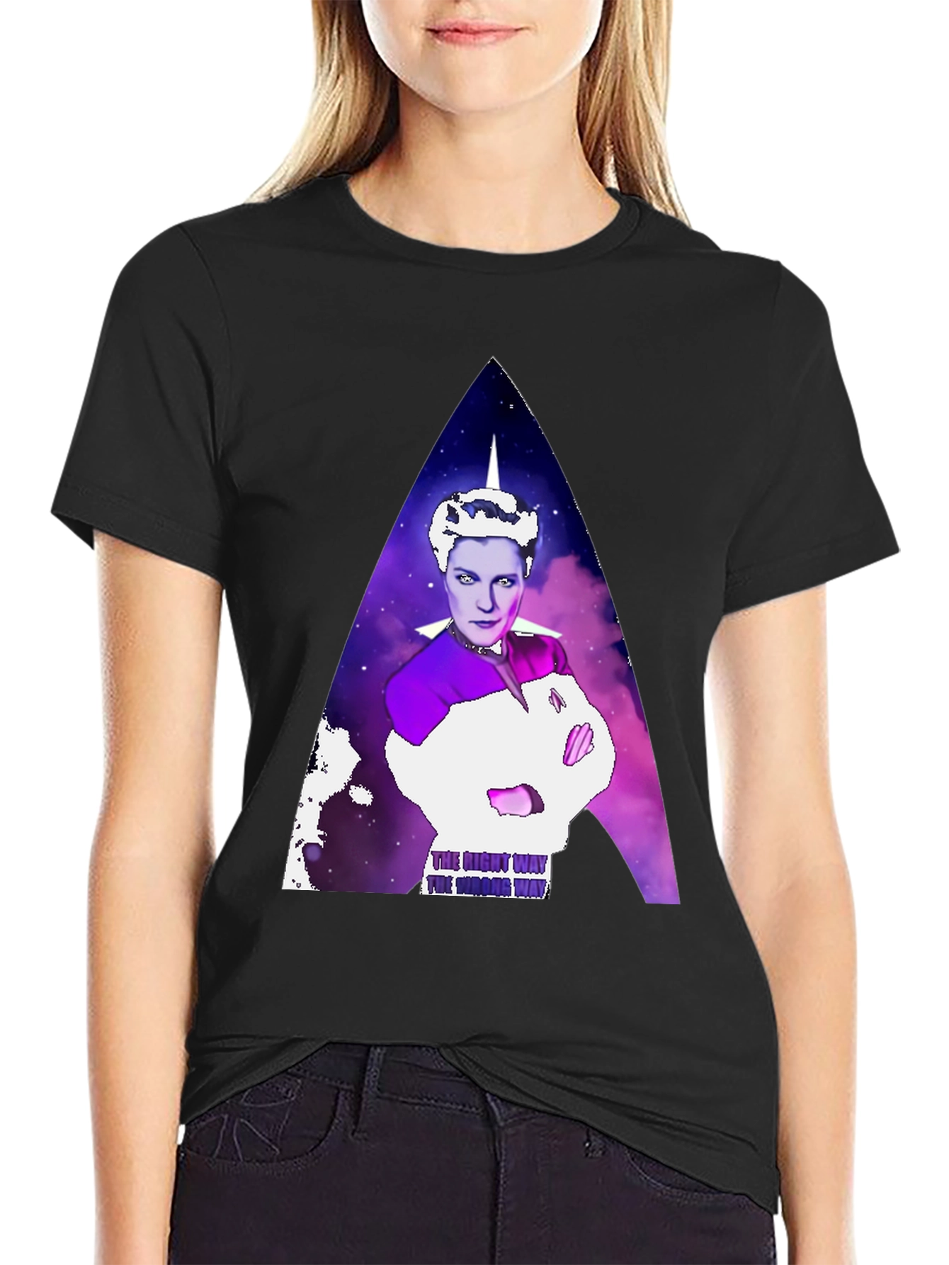 Star Trek T-Shirt -The Right Way The Wrong Way