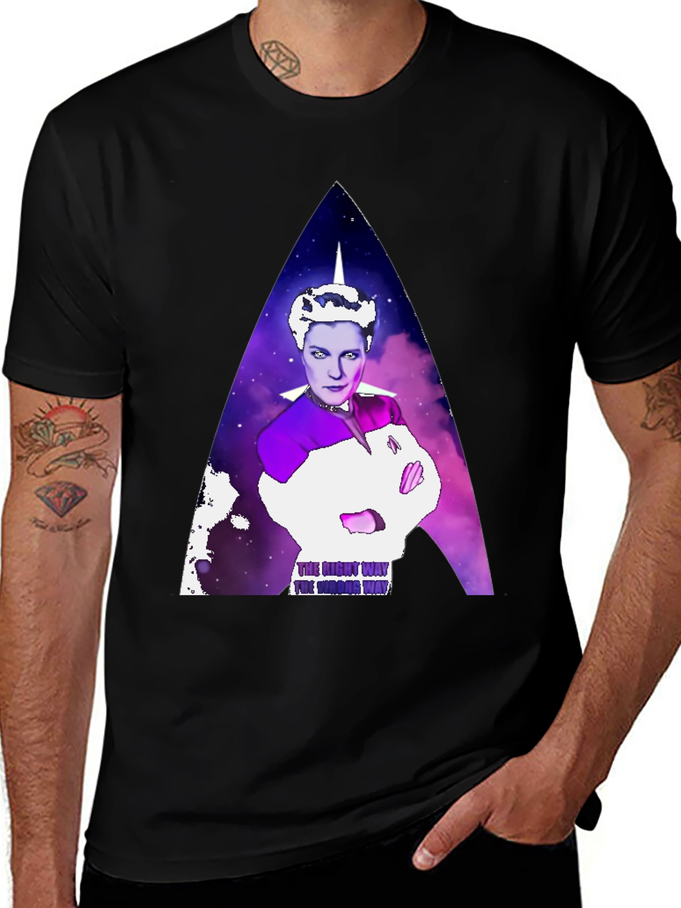 Star Trek T-Shirt -The Right Way The Wrong Way