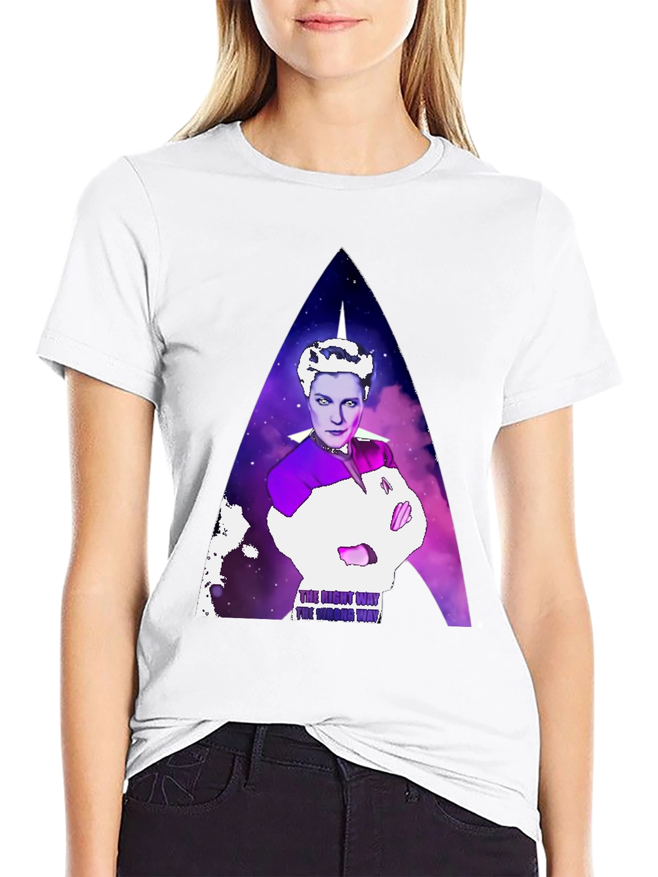Star Trek T-Shirt -The Right Way The Wrong Way
