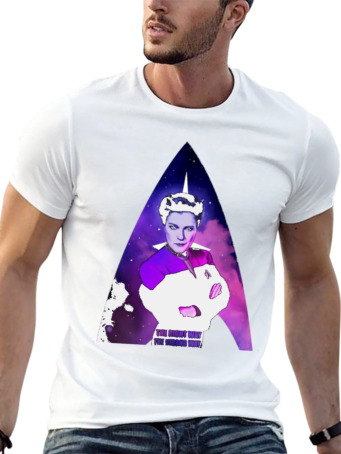 Star Trek T-Shirt -The Right Way The Wrong Way