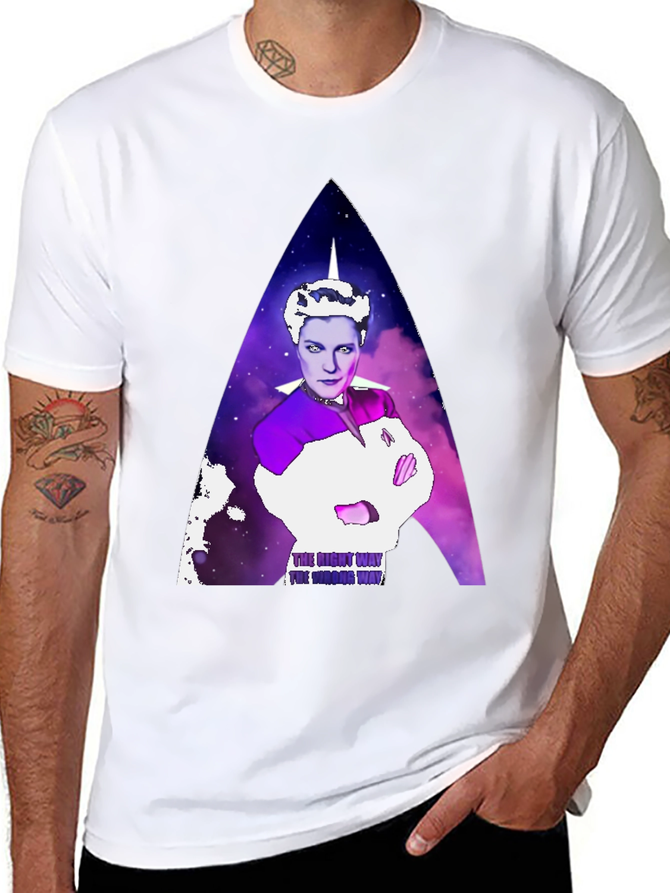 Star Trek T-Shirt -The Right Way The Wrong Way