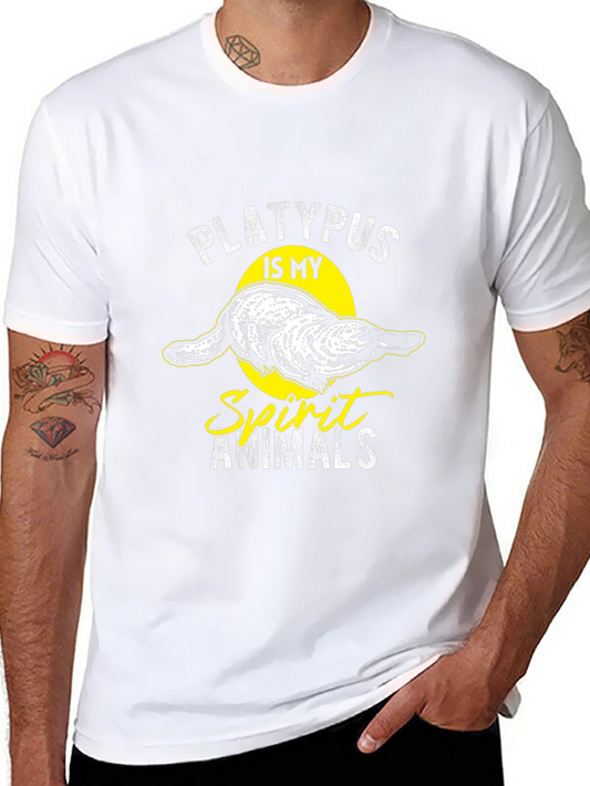 Platypus Spirit Animal Graphic T-Shirt - Funny Animal Lover Tee