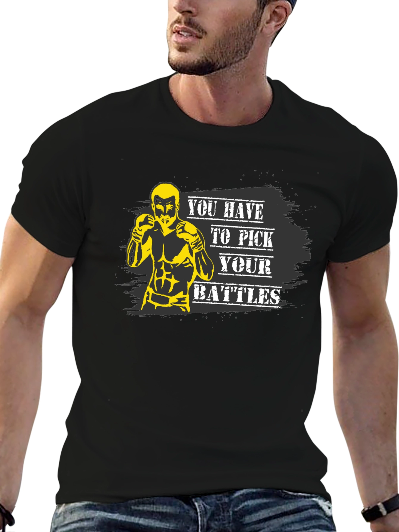 Pick Your Battles Black T-Shirt