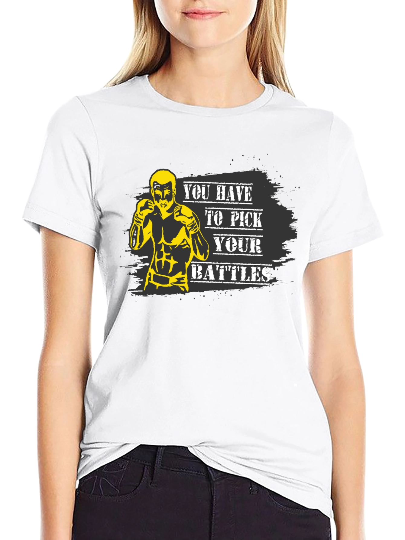 Pick Your Battles Black T-Shirt