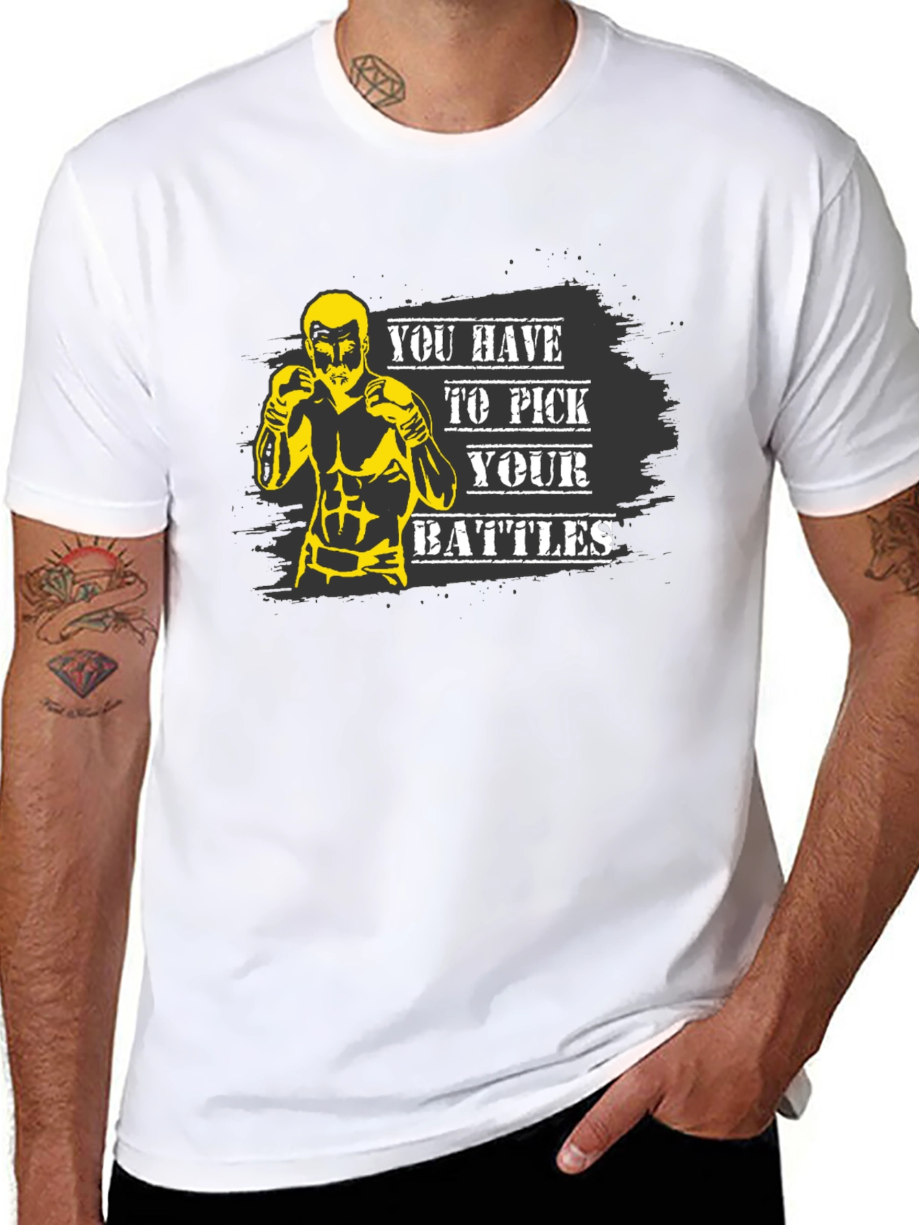 Pick Your Battles Black T-Shirt