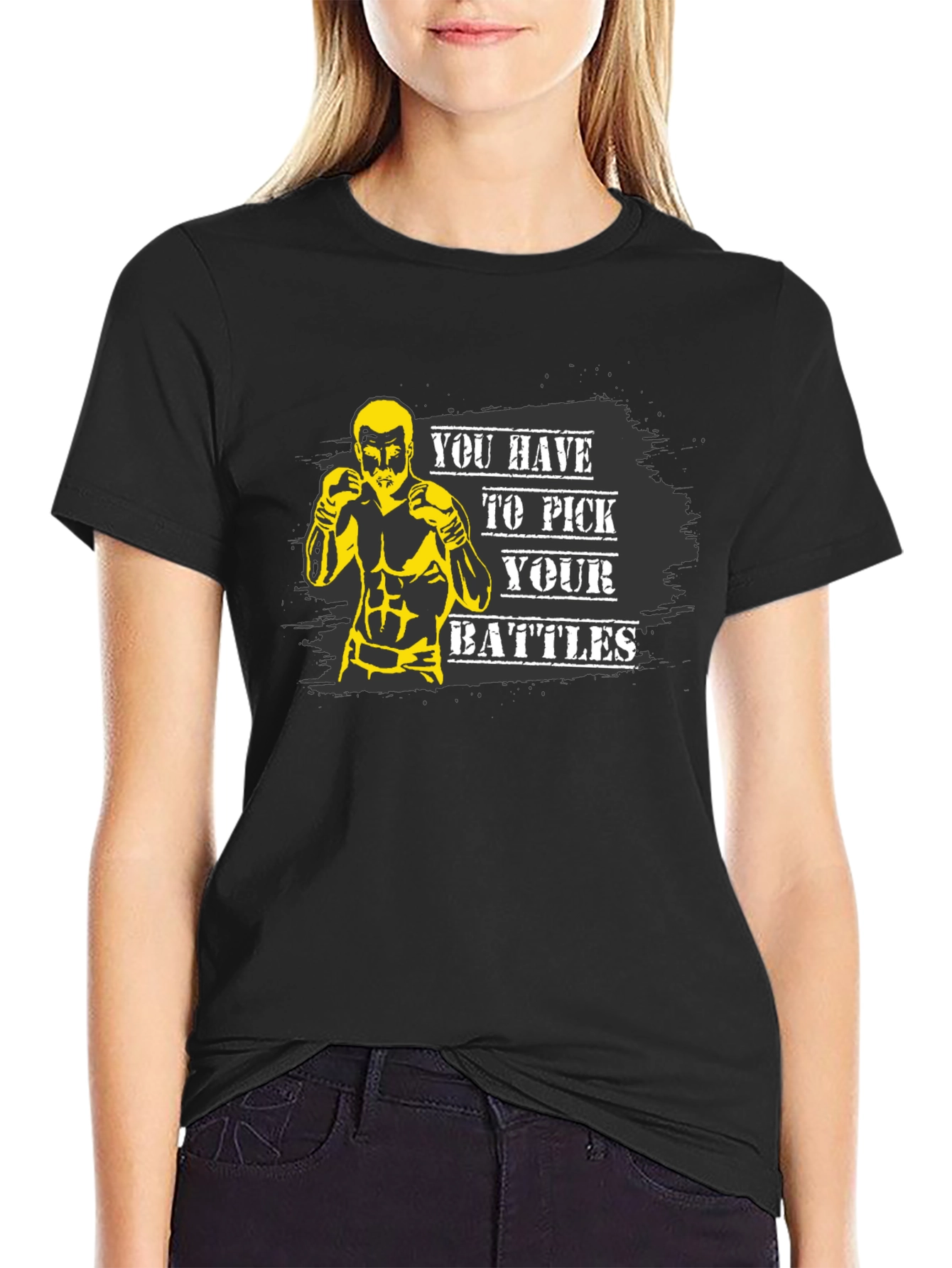 Pick Your Battles Black T-Shirt