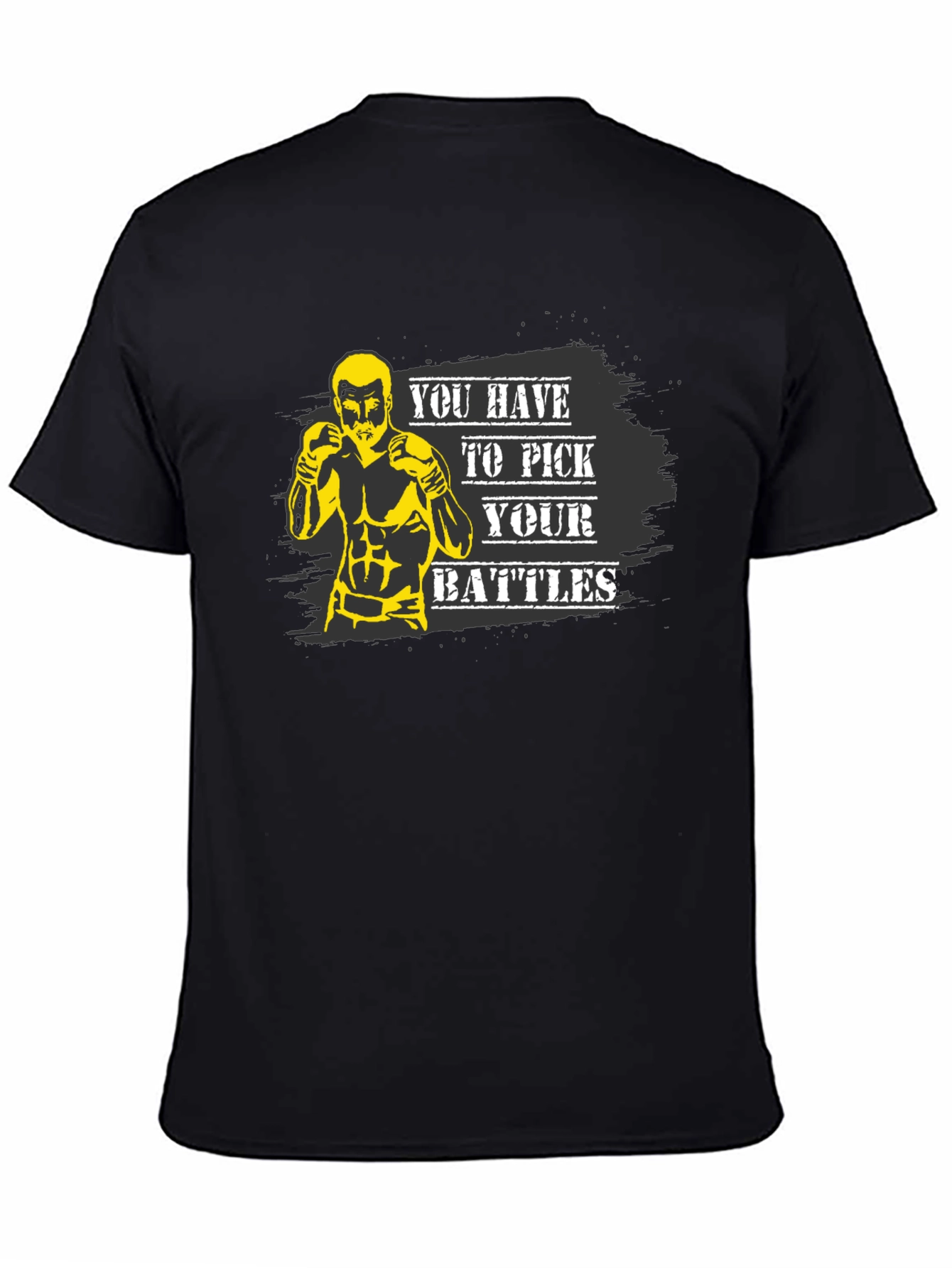 Pick Your Battles Black T-Shirt