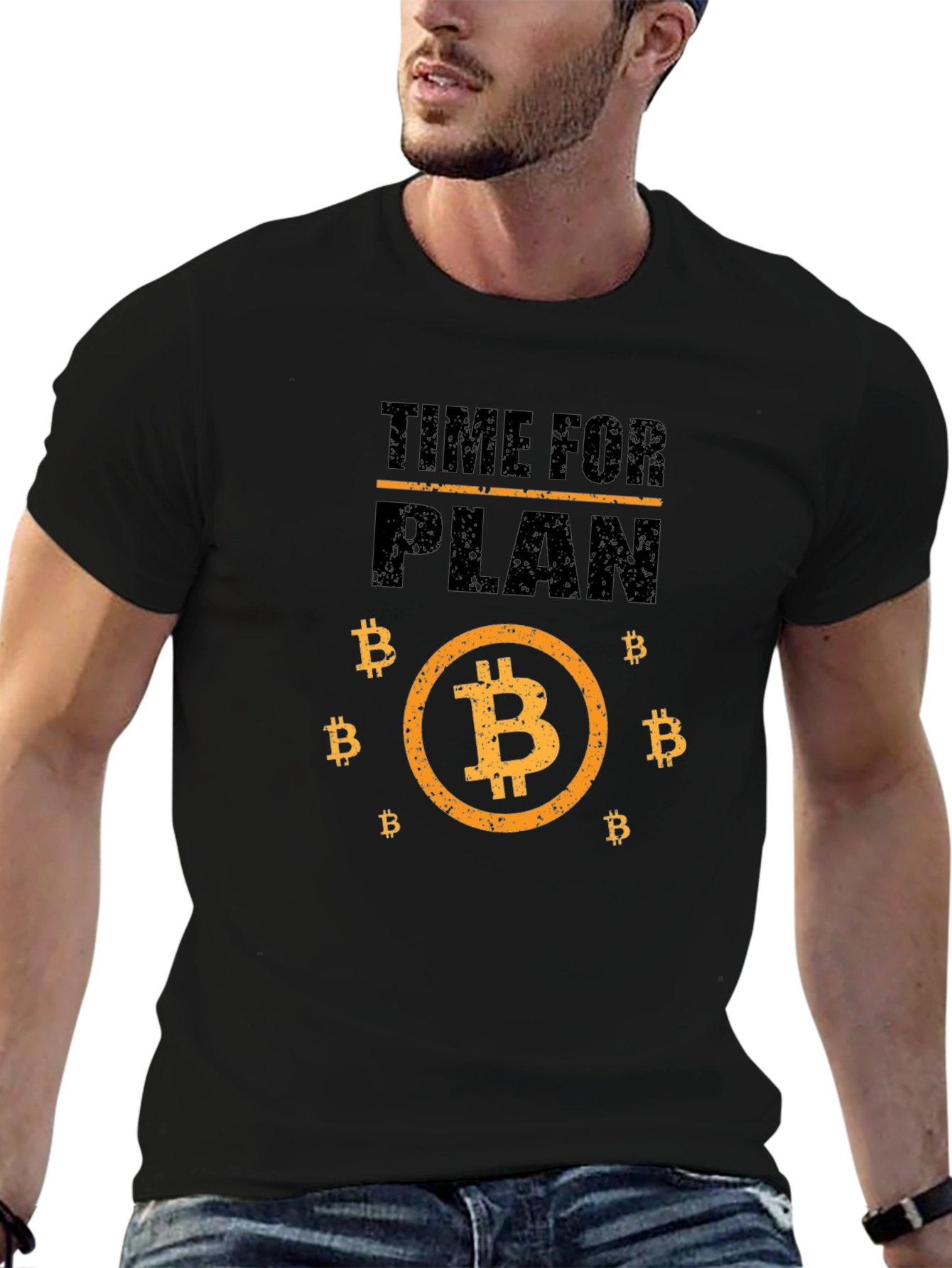 Time For Plan B Bitcoin Graphic T-Shirt