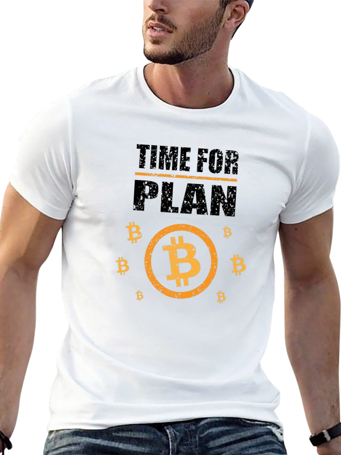 Time For Plan B Bitcoin Graphic T-Shirt