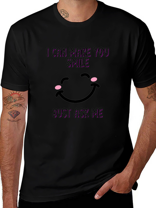 Smile Graphic Tee - I Can Make You Smile