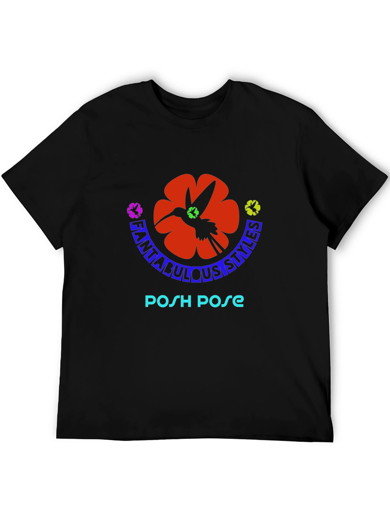 Fantabulous Styles Posh Pose Graphic T-Shirt