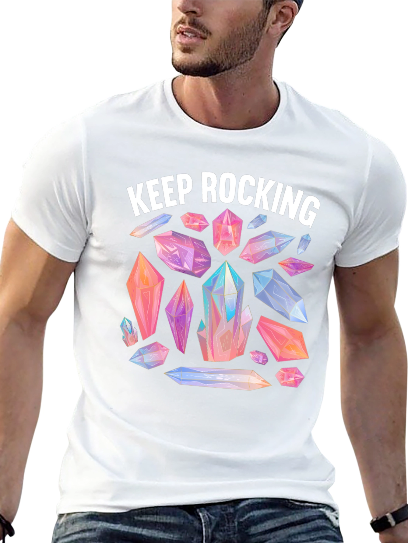 Keep Rocking Crystal T-Shirt