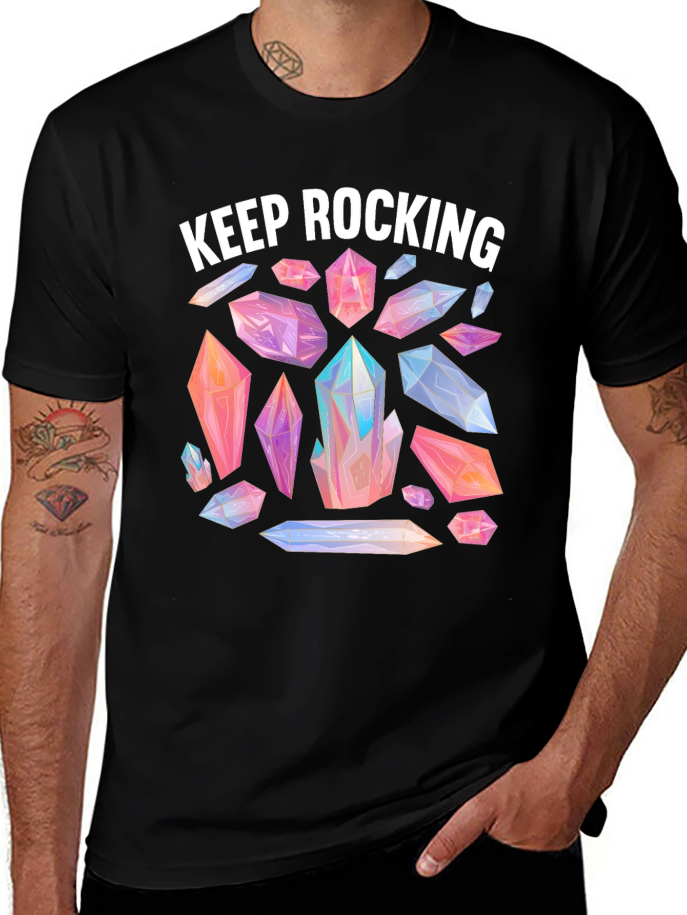 Keep Rocking Crystal T-Shirt