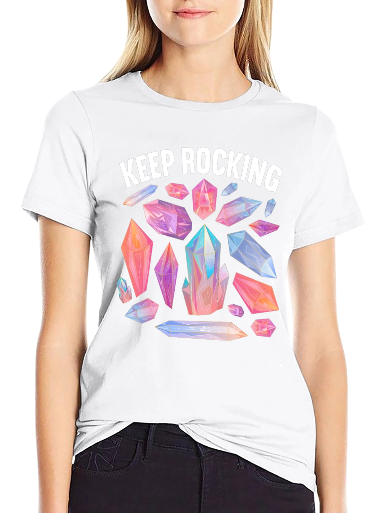 Keep Rocking Crystal T-Shirt