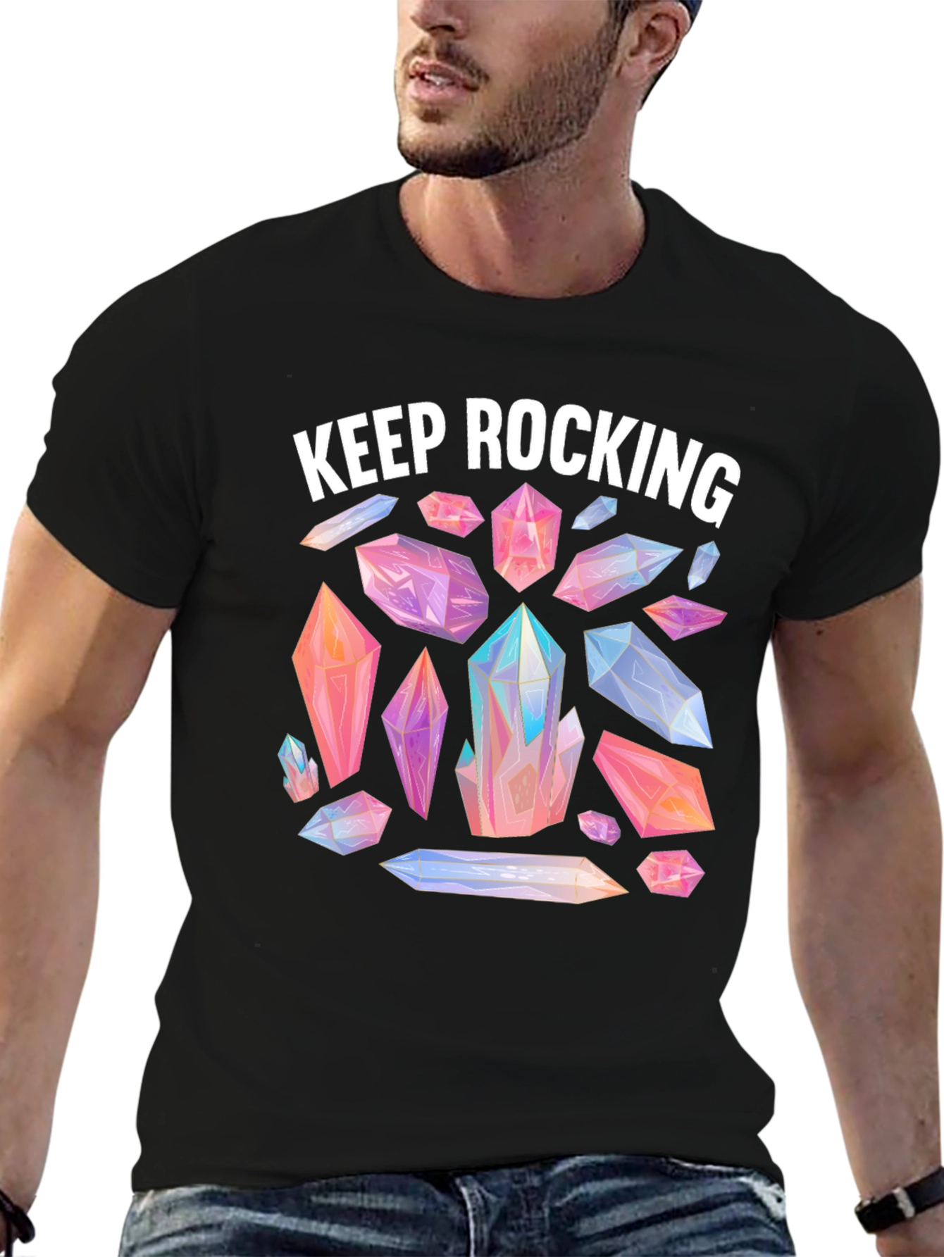 Keep Rocking Crystal T-Shirt